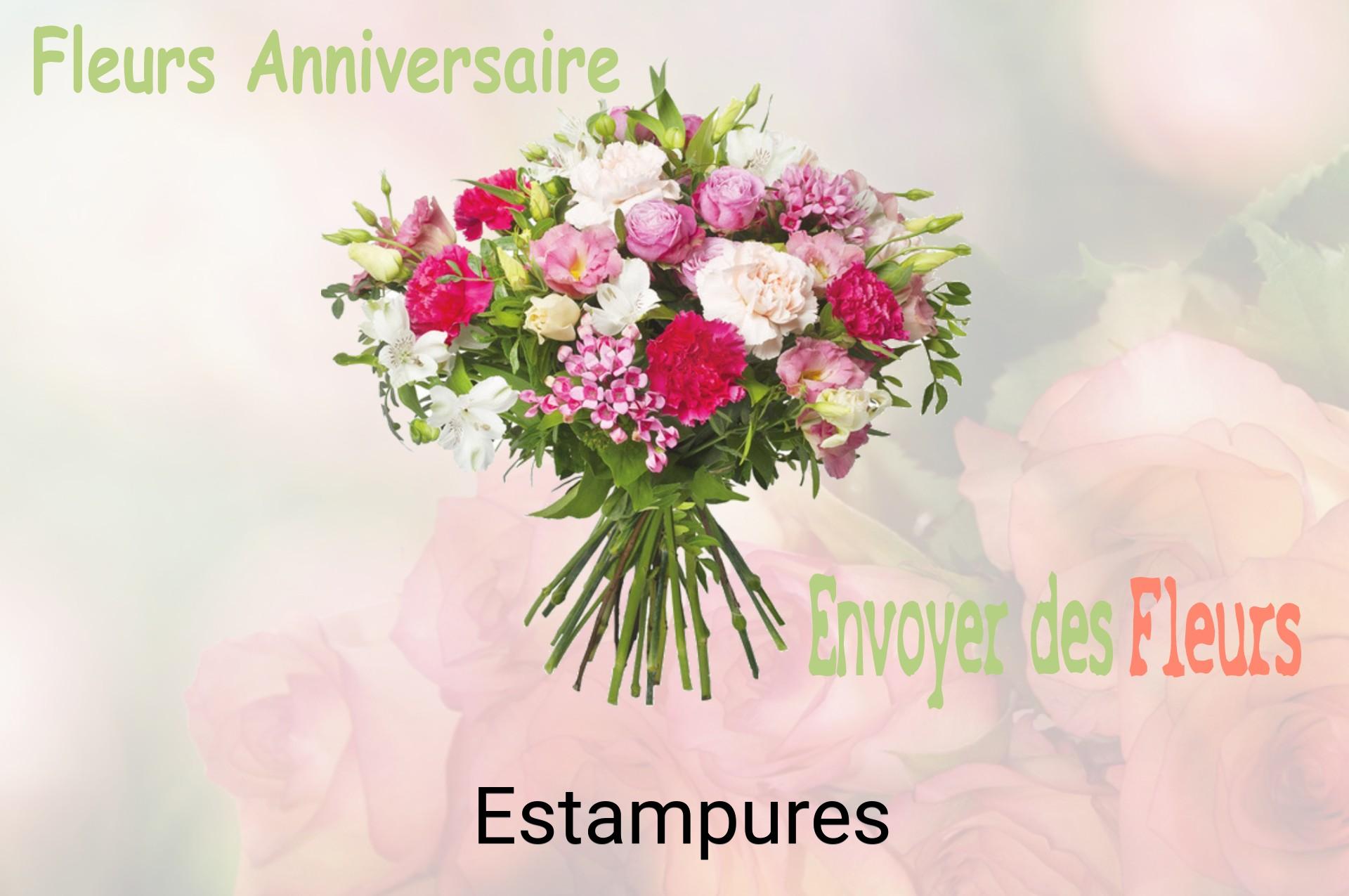 Bouquet de fleurs d’anniversaire livré à Estampures